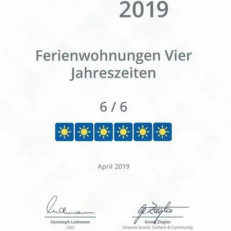 Vier Jahreszeiten דירה *